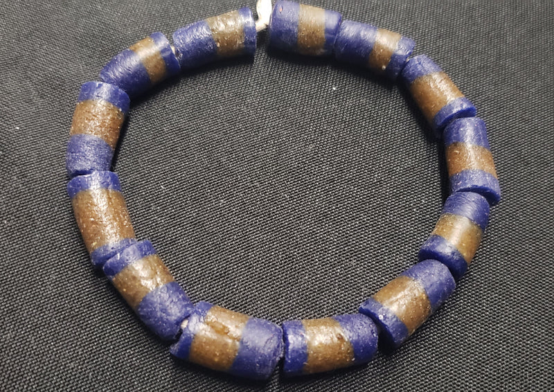 African beads, multi-tone Krobo beads, AAB# 1036