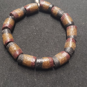 Krobo Glass Beads, 14 Ghana Powdered Glass Beads AAB# 1032 - Aadampo