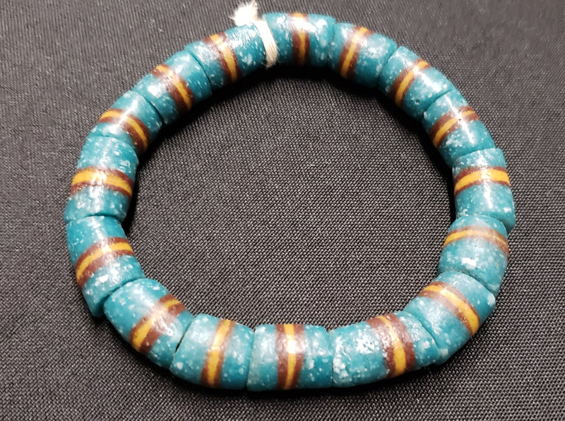 African glass beads, Ghana Krobo beads for handmade jewelry, AAB# 1407