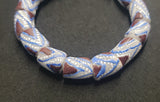 African beads,  chunky tube Ghana glass beads for handmade jewelry designs, AAB# 1446
