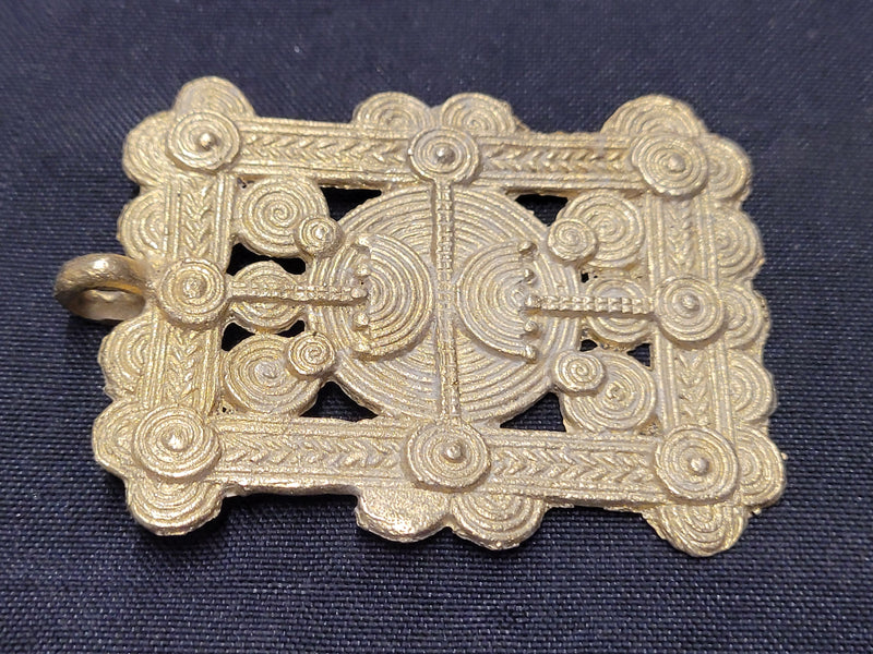 African Brass Pendant, AAB# 5224