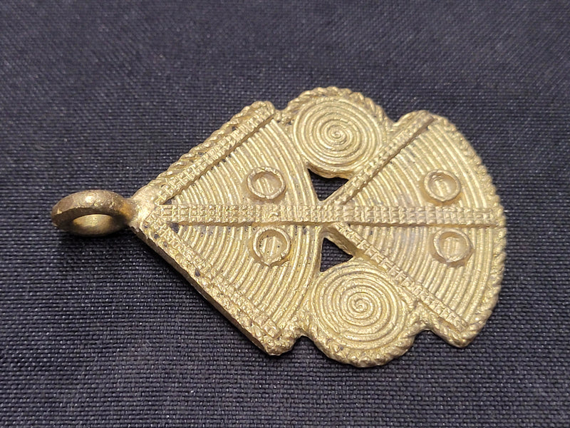 African brass pendant for jewelry making