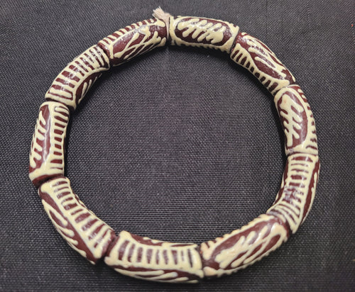 African glass beads, Ghana beads for jewelry making, AAB# 1669 - Aadampo