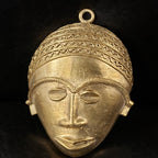 African tribal mask pendant, extra large decorative mask, 7.5 inches long, great for interior decor, AAB #5829 - Aadampo