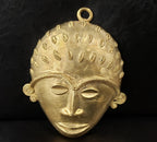 Extra karge African tribal mask pendant, extra large decorative mask, 7.5 inches long, great for interior decor, AAB #5825 - Aadampo