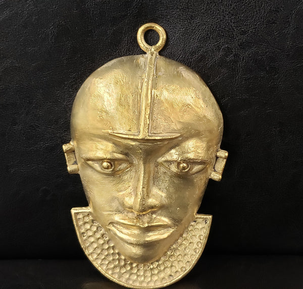 Extra large African tribal mask pendant, extra large decorative mask, 7.5 inches long, great for interior decor, AAB# 5822