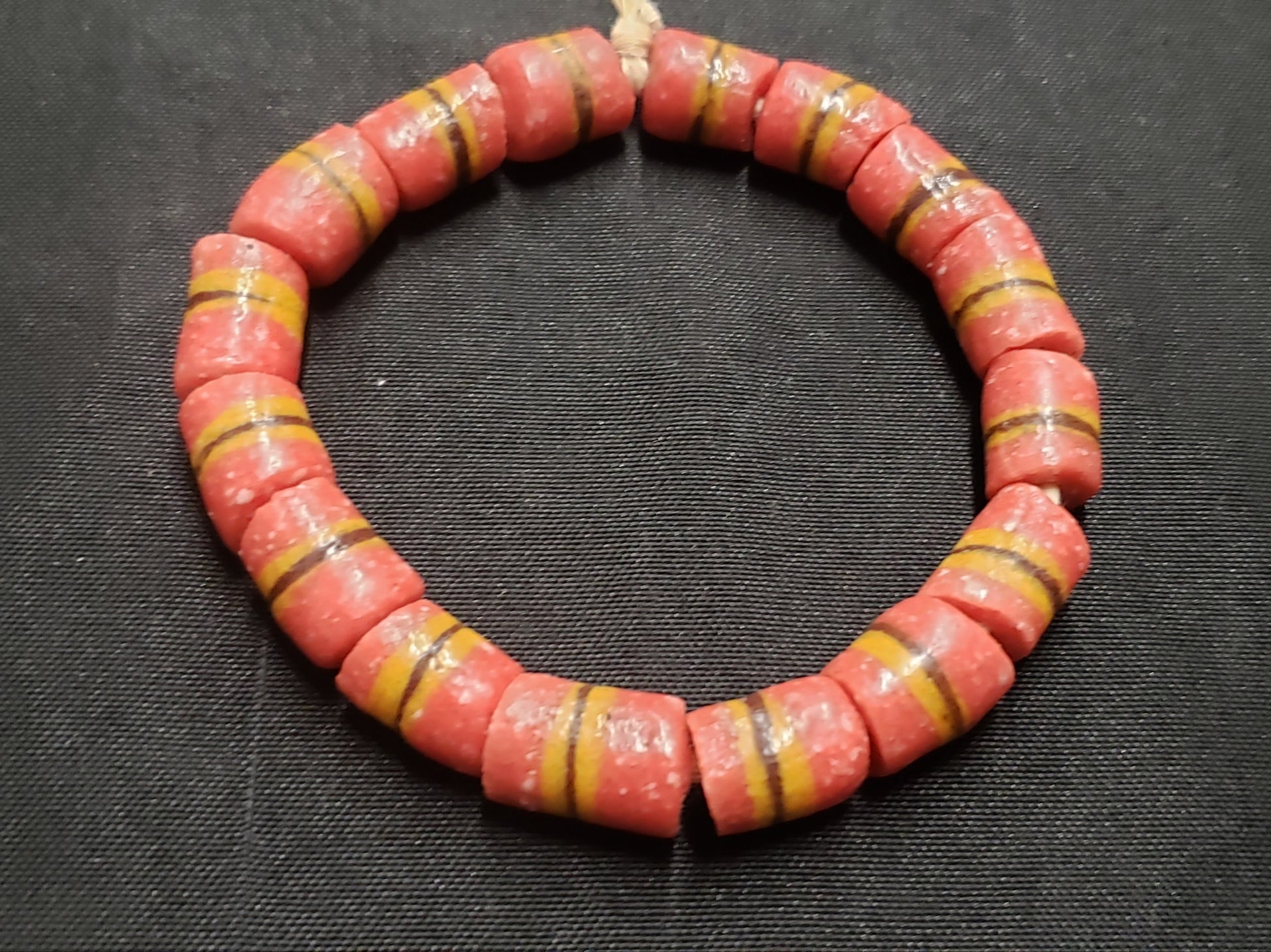 African glass beads, Ghana Krobo beads for jewelry making, AAB# 1409 - Aadampo