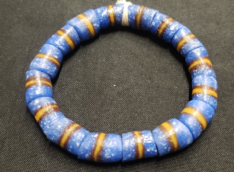 African glass beads, Ghana Krobo beads for jewelry making, AAB# 1416