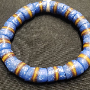 African glass beads, Ghana Krobo beads for jewelry making, AAB# 1416 - Aadampo