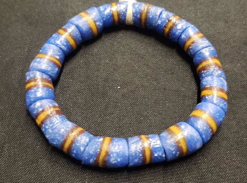 African glass beads, Ghana Krobo beads for jewelry making, AAB# 1416