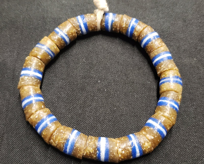 African glass beads, Ghana Krobo beads for jewelry making, AAB# 1415