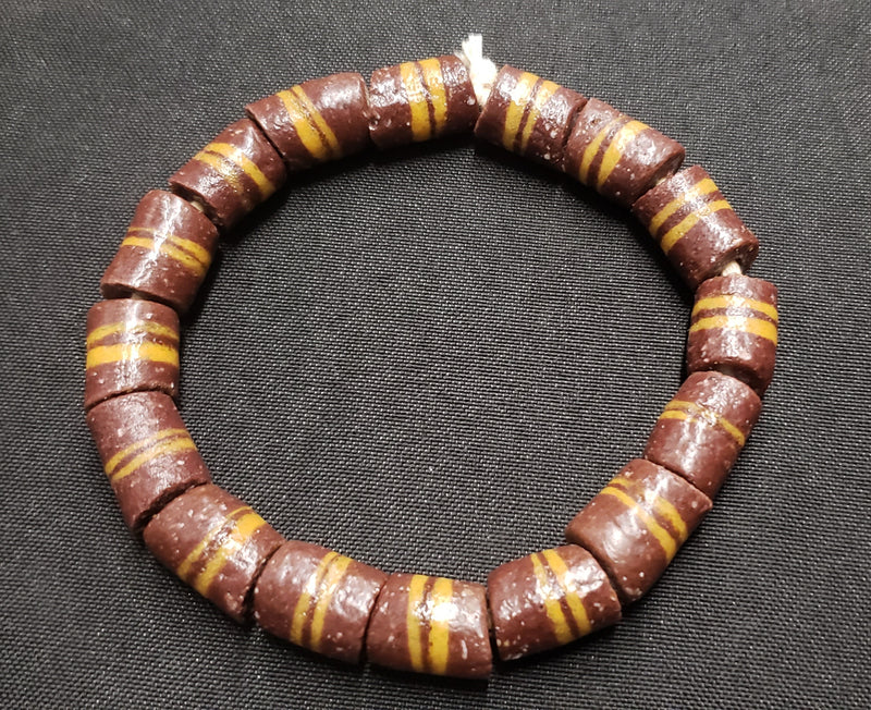 African glass beads, Ghana Krobo beads for jewelry making, AAB# 1413
