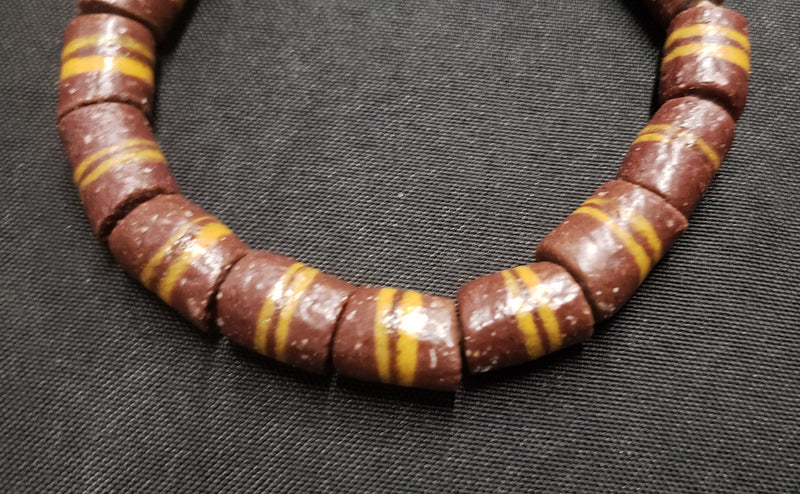 African glass beads, Ghana Krobo beads for jewelry making, AAB# 1413