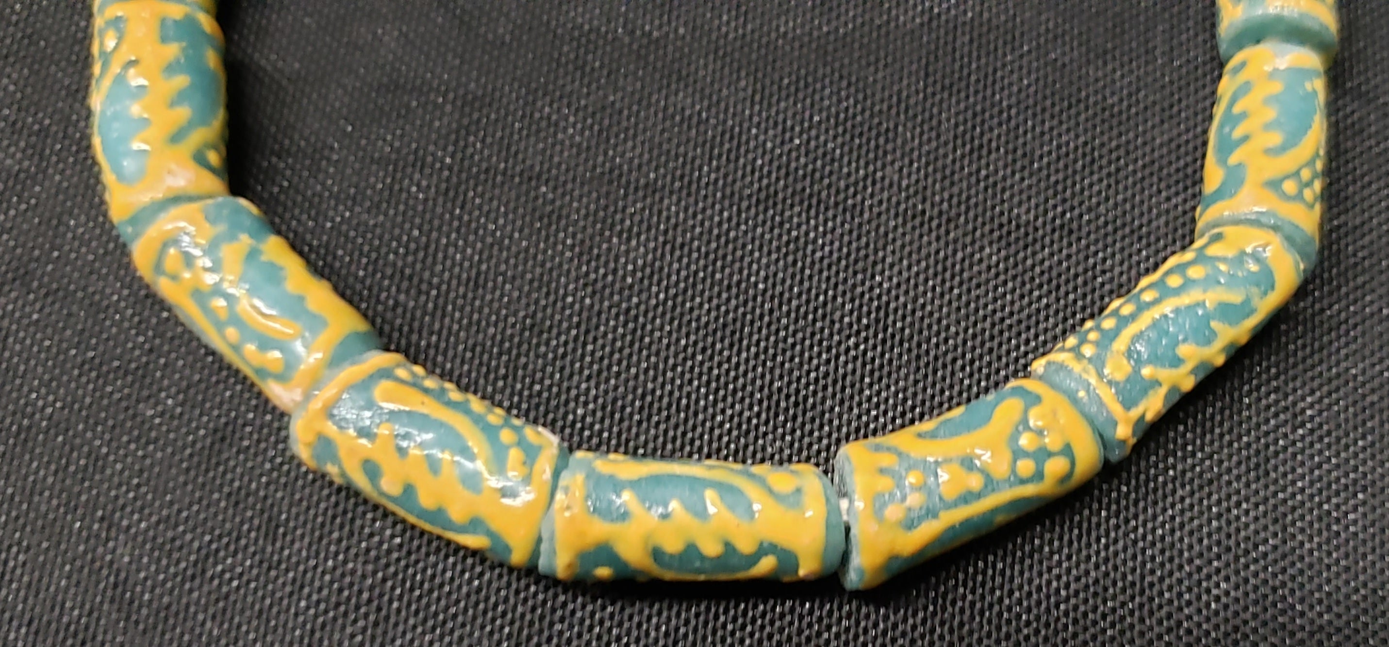 Ghanaian Gye Nyame Glass Beads - Cultural Elegance For Handmade Bracelets, Necklaces, Earrings. - Aadampo
