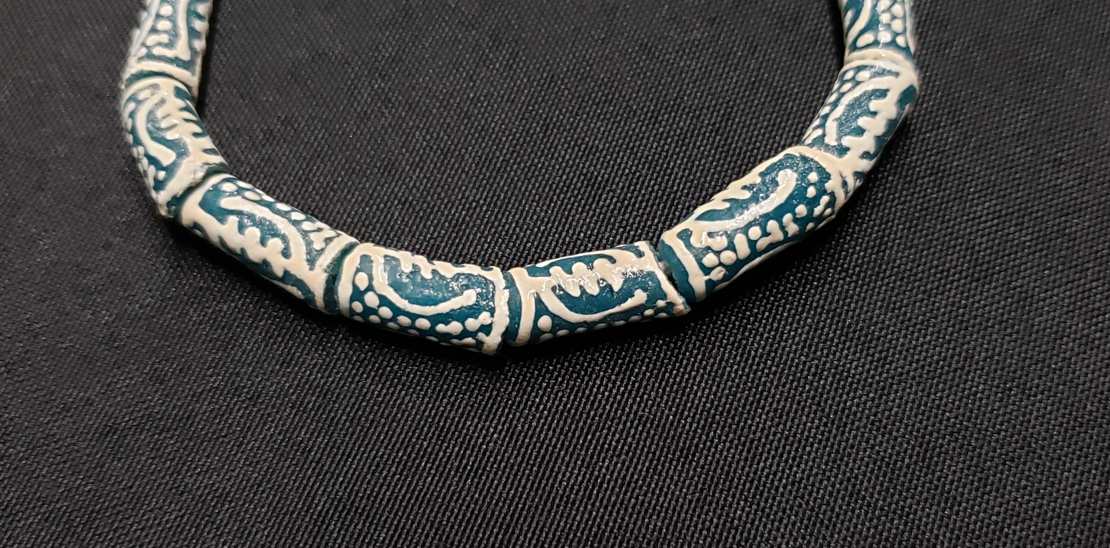 Gye Nyame African Glass Beads - The Divine Connection - Aadampo