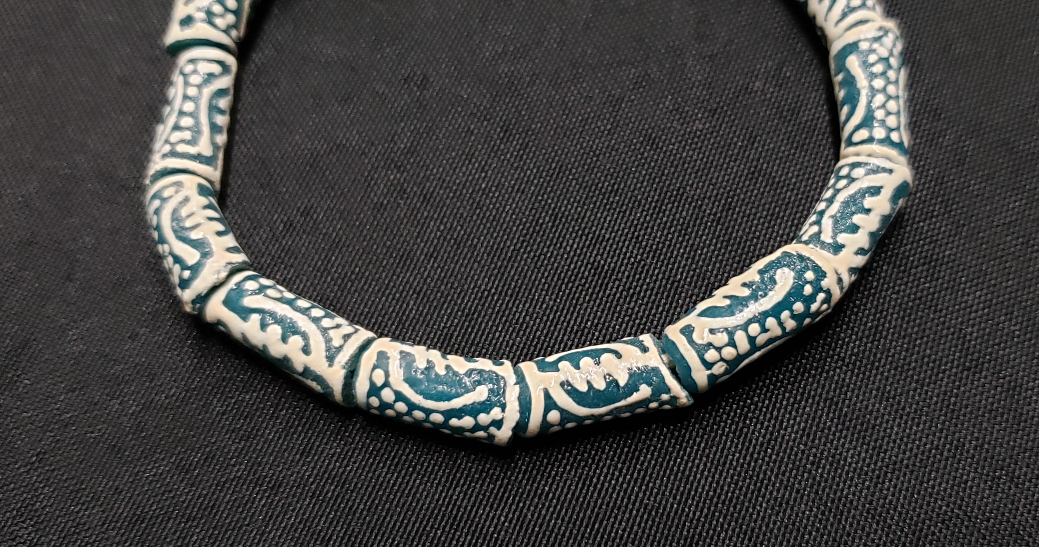 Gye Nyame African Glass Beads - The Divine Connection - Aadampo