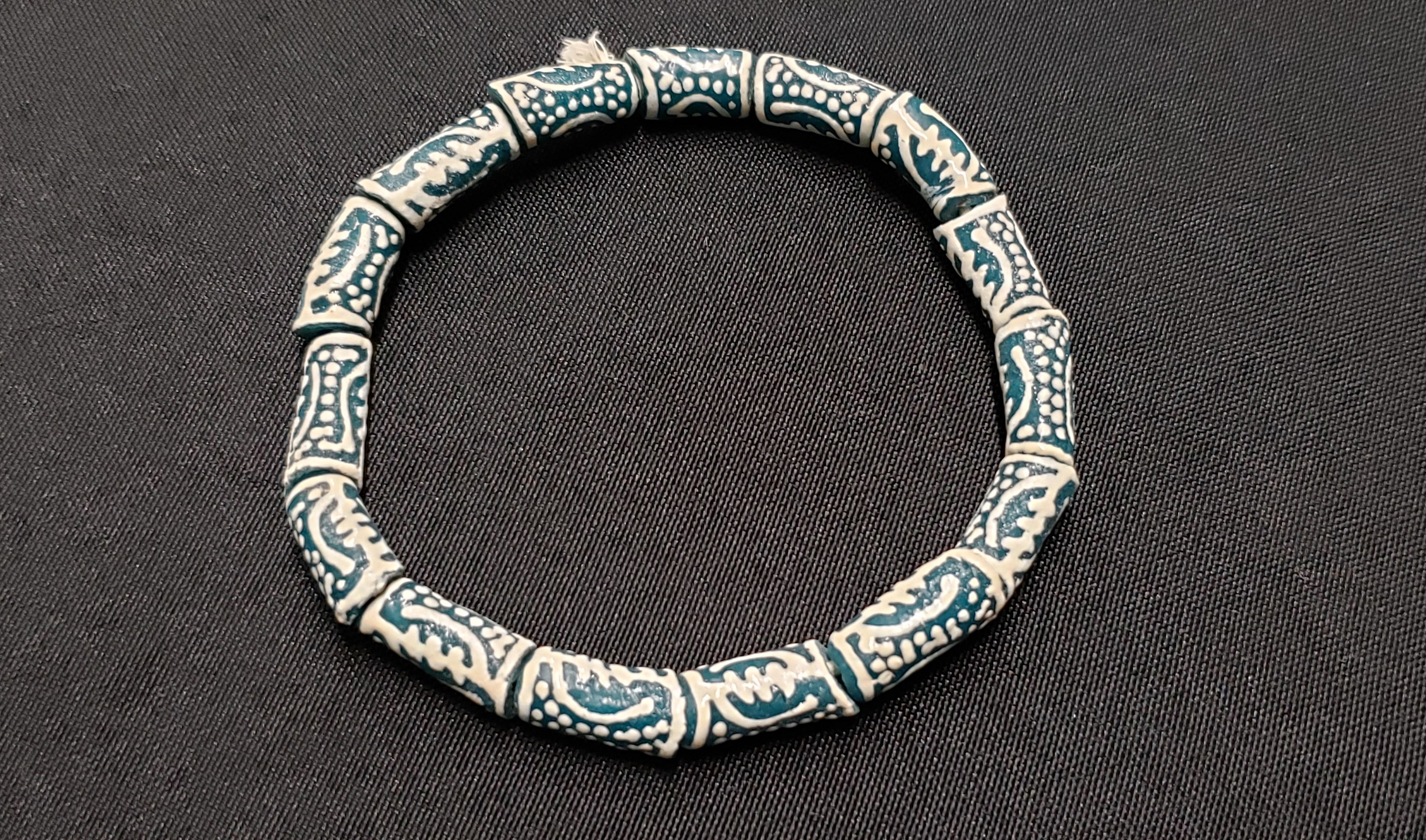 Gye Nyame African Glass Beads - The Divine Connection - Aadampo