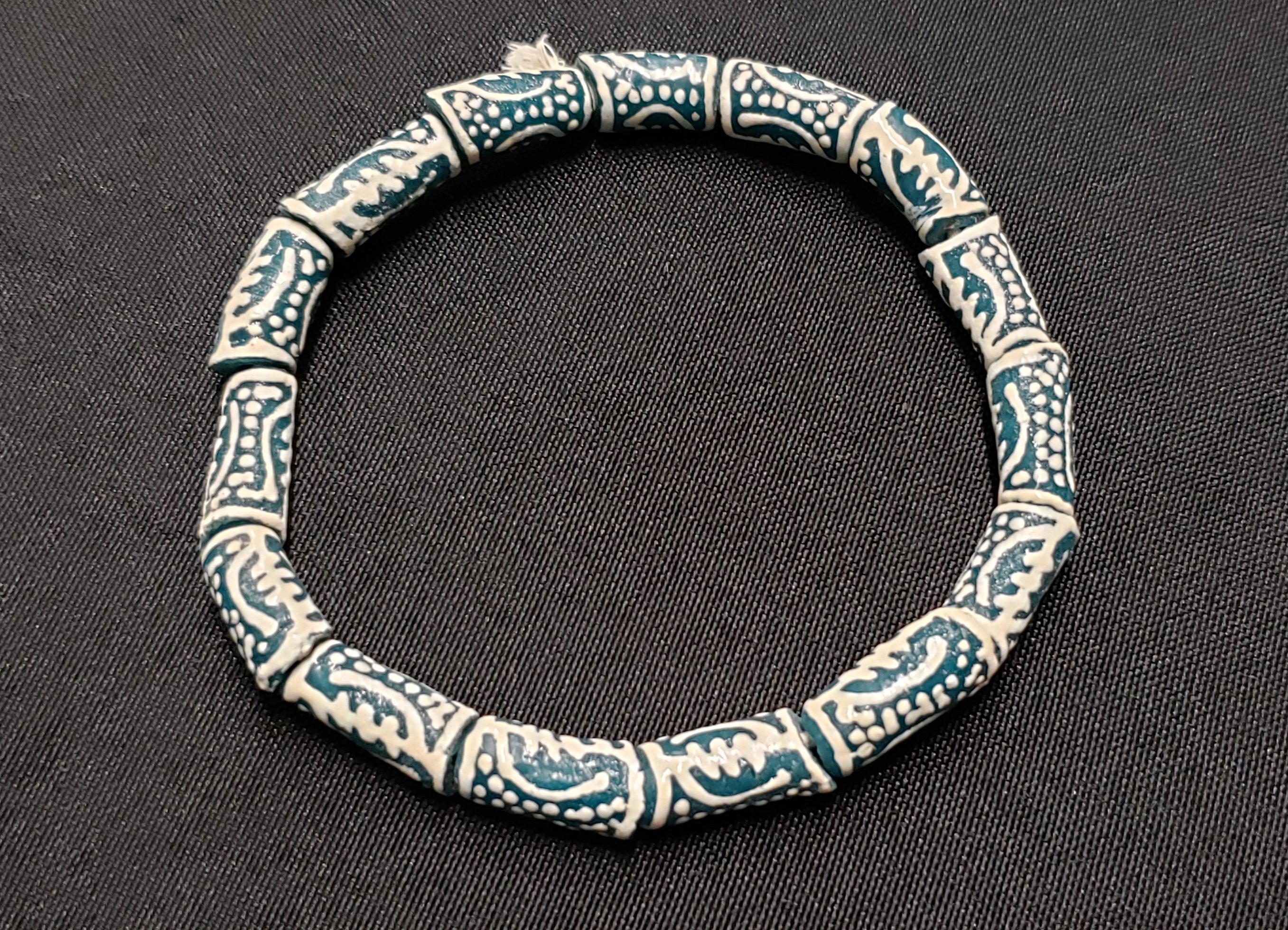 Gye Nyame African Glass Beads - The Divine Connection - Aadampo