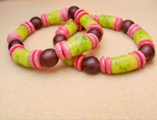African glass beads bracelets for all occasions. - Aadampo