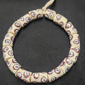 African glass beads, evil eye beads, AAB# 1580 - Aadampo
