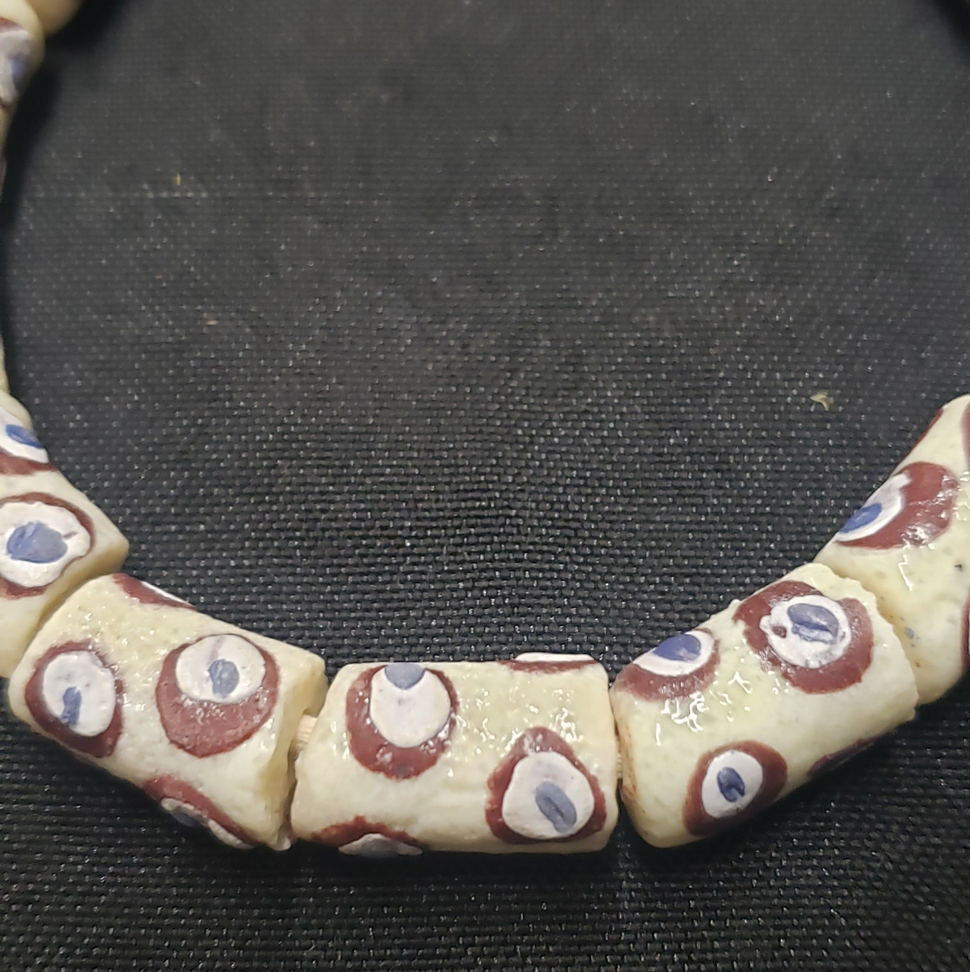 African glass beads, evil eye beads, AAB# 1580 - Aadampo