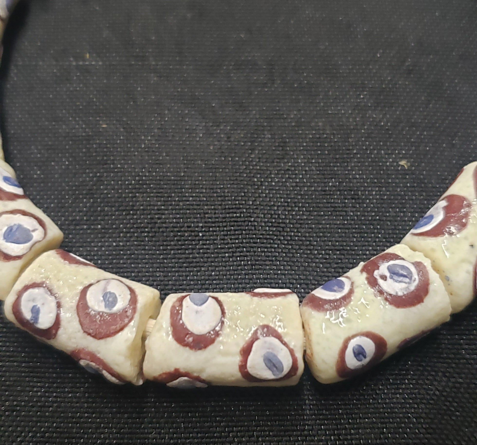 African glass beads, evil eye beads, AAB# 1580 - Aadampo