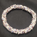 African glass beads, evil eye beads, AAB# 1581 - Aadampo