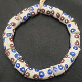 African glass beads, evil eye beads, AAB# 1583