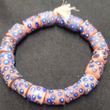 African glass beads, evil eye beads, AAB# 1584