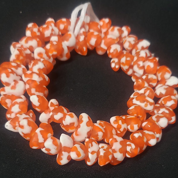 African glass beads for jewelry making and other arts and crafts.