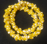 New, African glass beads, canoe shaped beads for statement jewelry