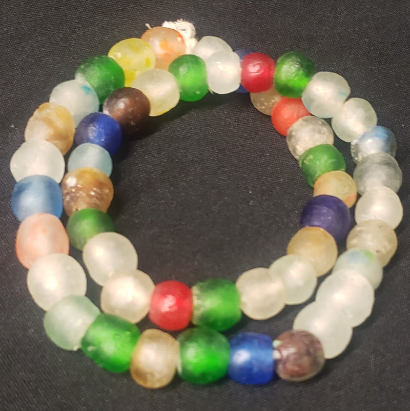 Mixed African glass beads for jewelry making and other arts & crafts