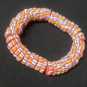 African chevron spacer beads for jewelry making