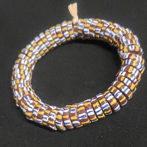 African chevron spacer beads for jewelry making