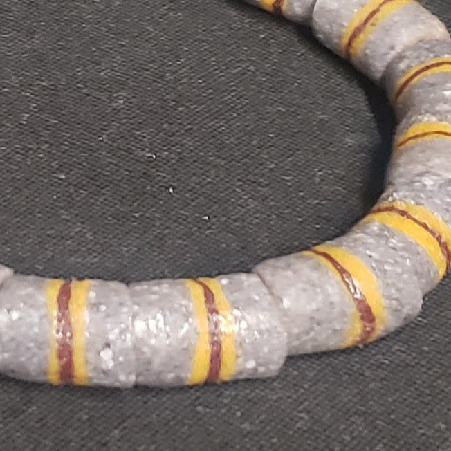 African glass beads, Ghana Krobo beads for jewelry making, AAB # 1418