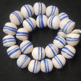 African bead, large Krobo glass bead ball for arts and crafts.