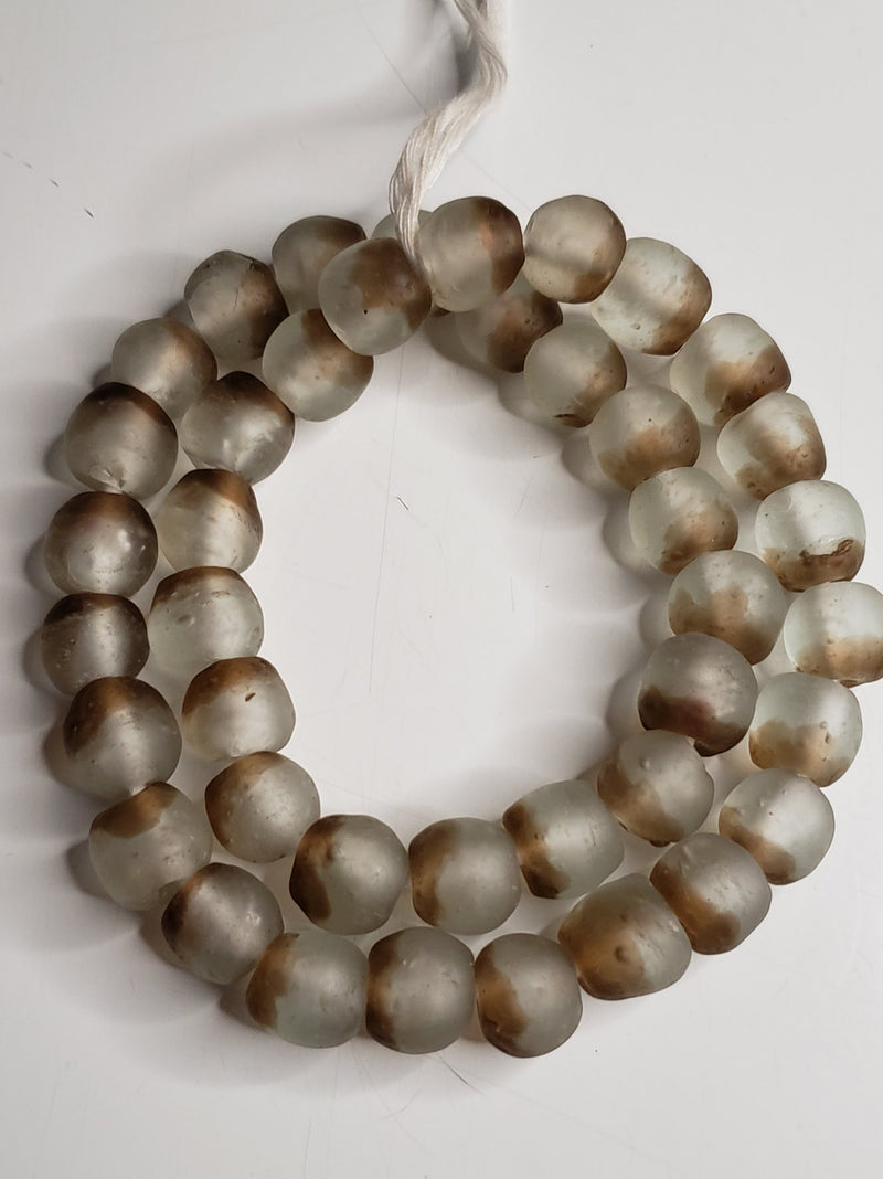 African Recycled Glass Beads - Krobo Beads for Statement Jewelry