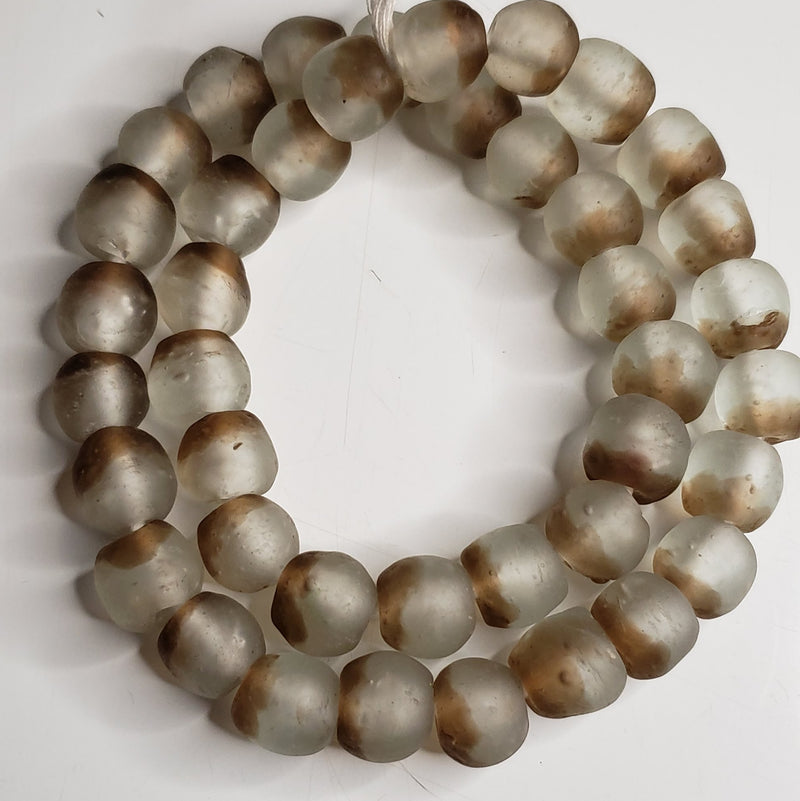 African Recycled Glass Beads - Krobo Beads for Statement Jewelry