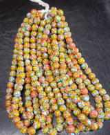 African Recycled Glass Beads - Round Beading Beads for Jewelrymakers