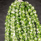 African Recycled Glass Beads, Round Krobo Beads for  Statenent Jewely