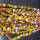 African Glass Beads - Fancy Canoe Shaped Beads for Statement Jewelry Arts & Crafts