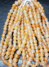 African Recycled Glass Beads, Multicolored Krobo Beads