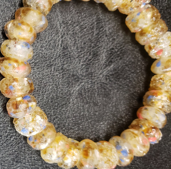 African Glass Beads - Krobo Beads for Handmade Jewelry Making Arts And Crafts